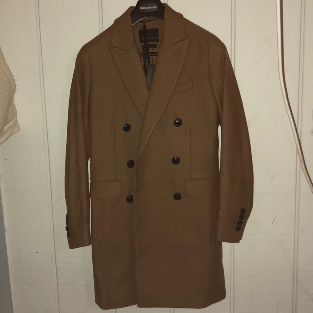 Men's Banana Republic Peacoat NWT